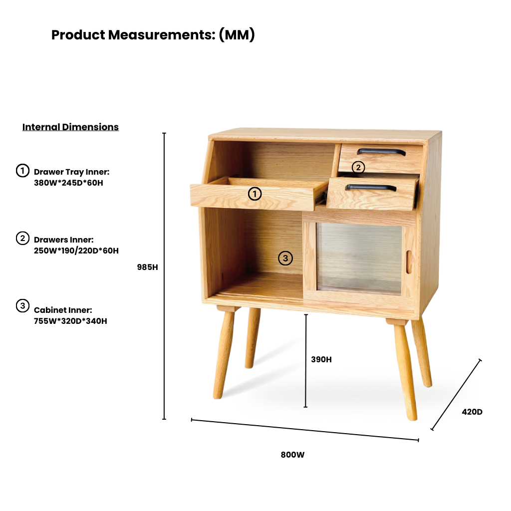IRONVAN-Vigor-side-cabinet-oak-collection-Measurements-2024NEW
