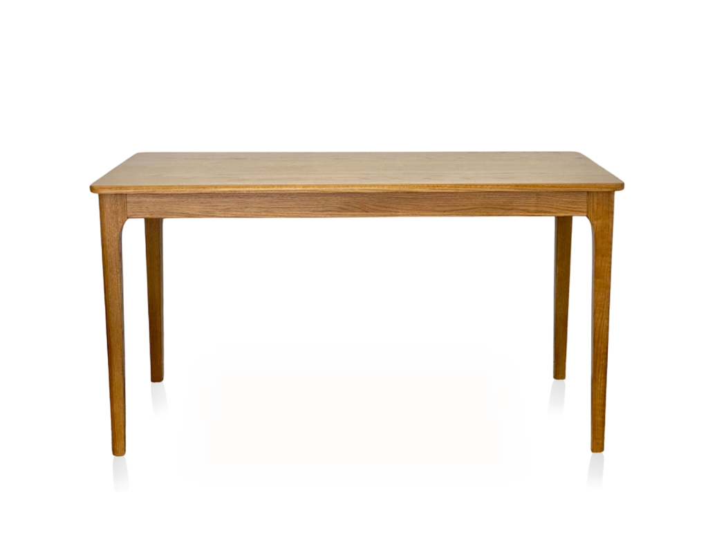 IRONVAN-Oak-collection-Peninsula-oak-dining-table-Walnut-stain