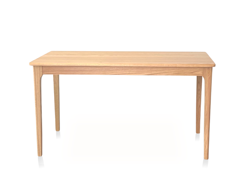 IRONVAN-Peninsula-dining-table-Oak-varnishing