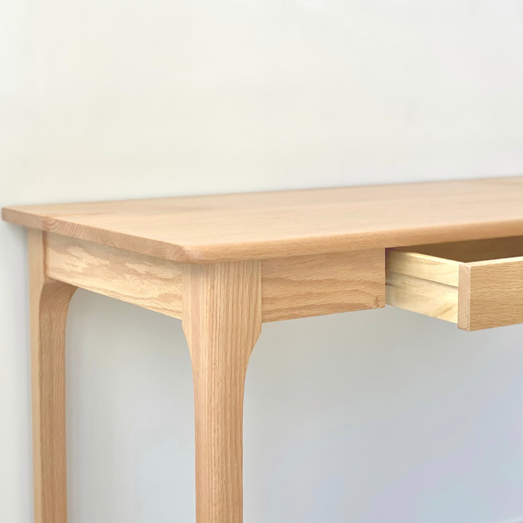 IRONVAN-Peninsula-range-study-desk-home-office-oak-collection-solid-wood