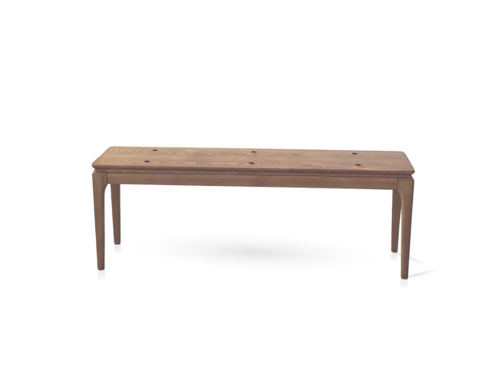 Aikido Bench, versatile bench seat for living and dining.