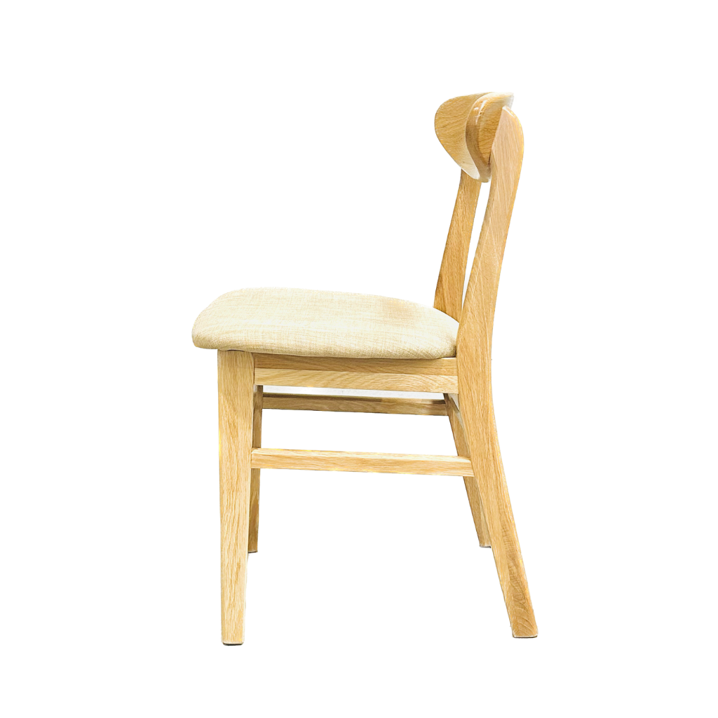 ironvanliving-papillon chair/dining chair/wooden chair/linen fabirc chair/