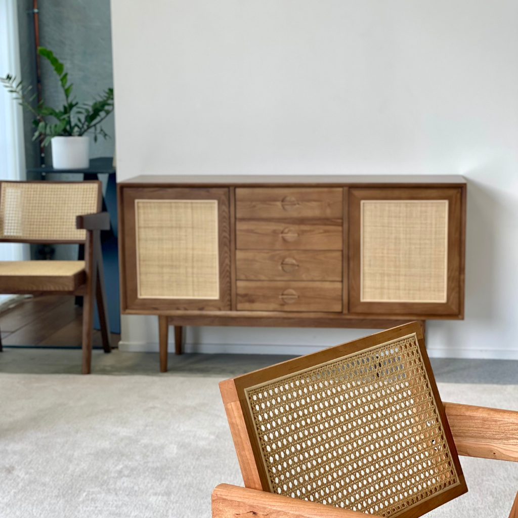 Moriyama Buffet Cabinet/Cupboard/Rattan Furniture
