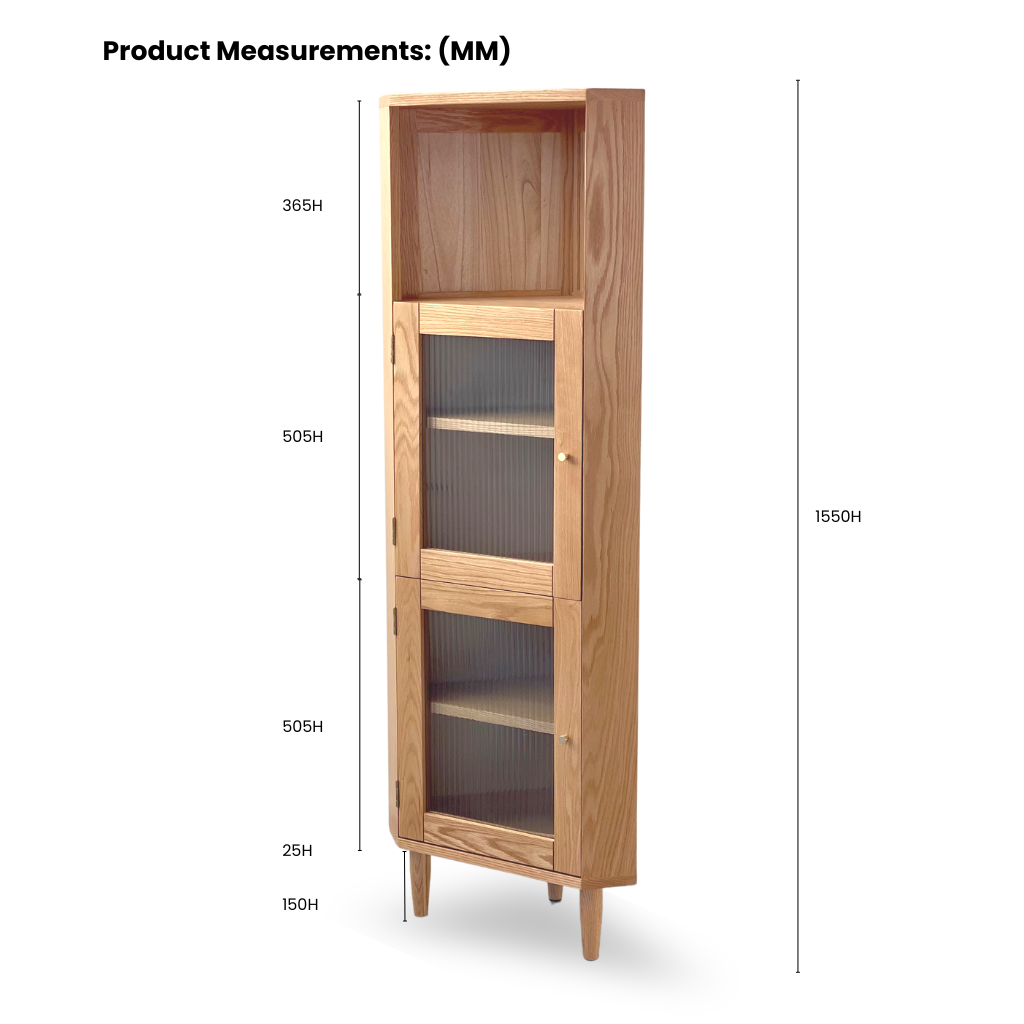 IRONVAN-Belva-corner-display-unit-Height-sectional-1550H-oak-collection
