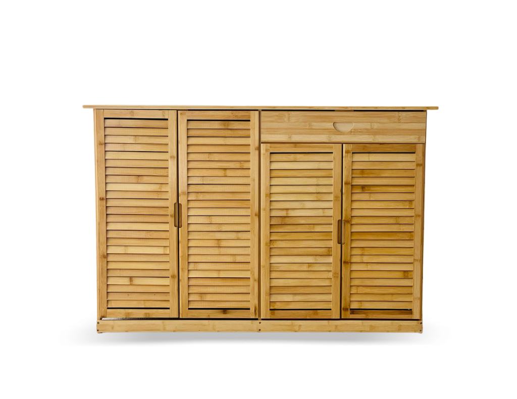 ironvanliving-Widen-shoe-cabinet-1320W-bamboo-natural-SKU2023
