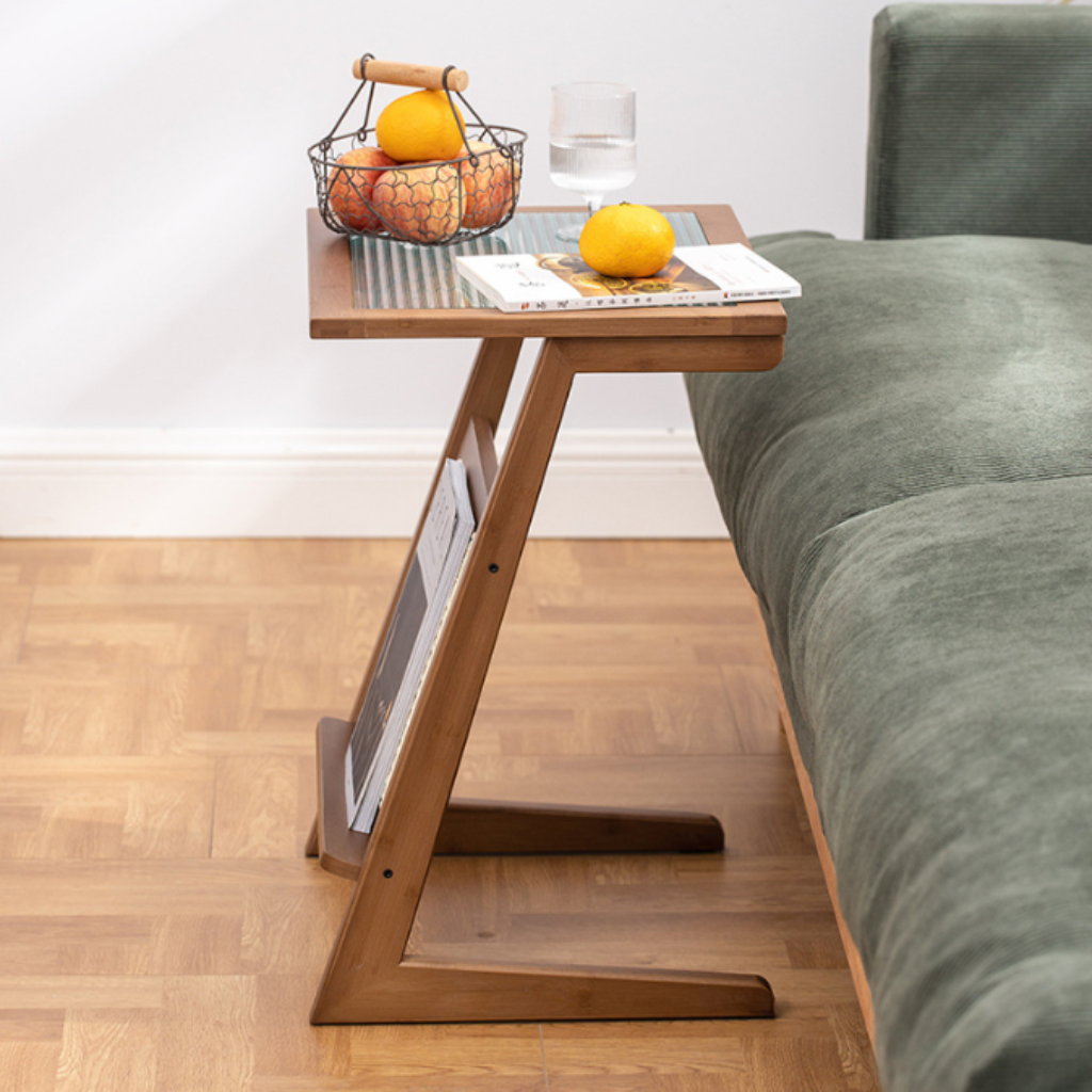 ironvanliving-Zoe’s-flexi-table-Bamboo-walnut-color-version