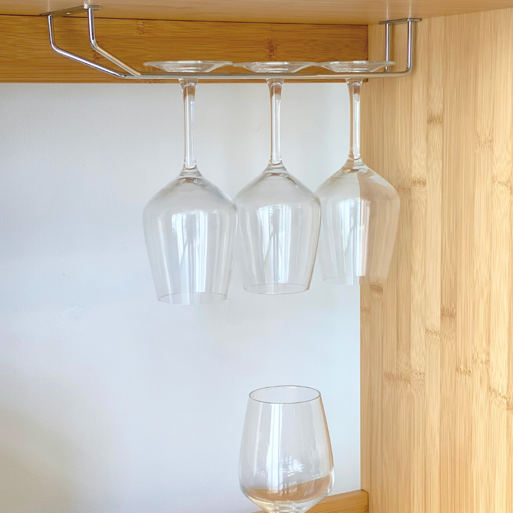 IRONVAN-Bistro-Kitchen-High-Cabinet-wine-rack-metal-polished