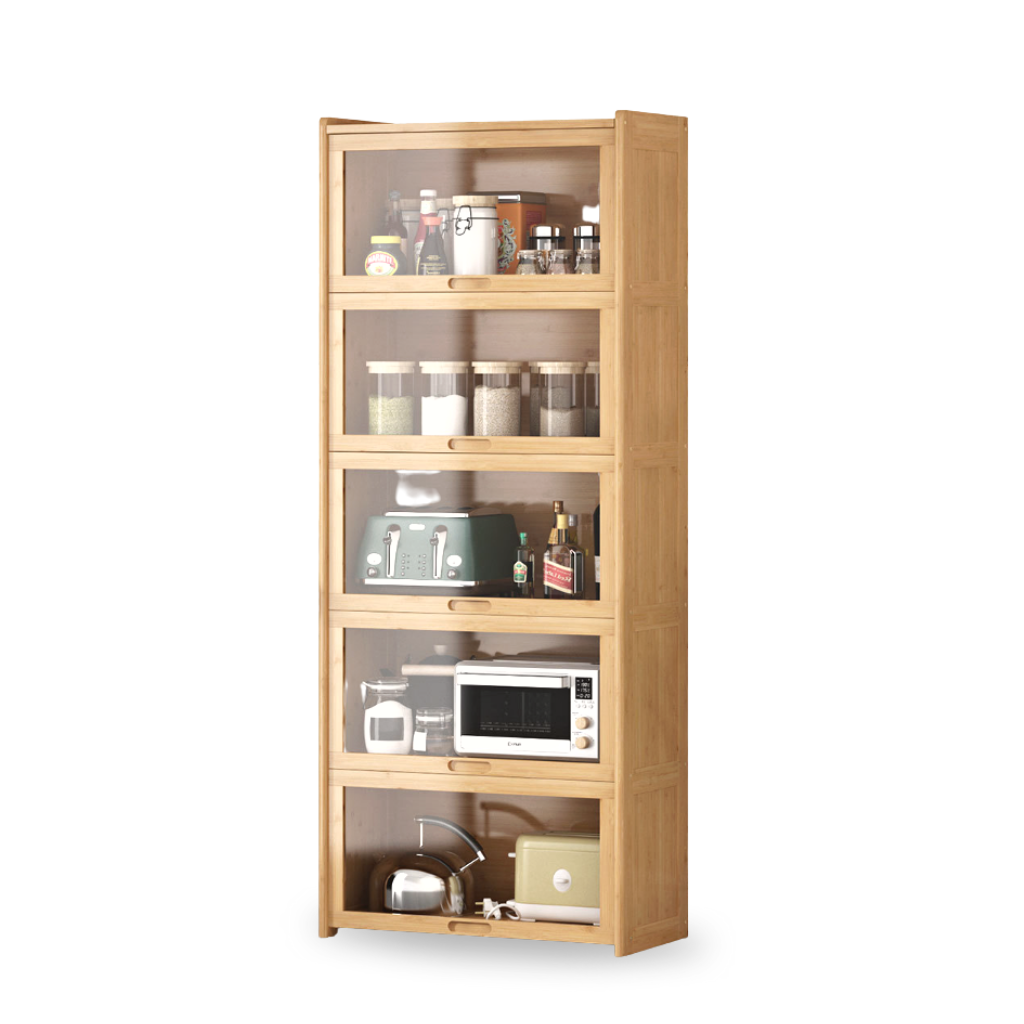 IRONVAN-Galan-display-cabinet-Kitchen-cabinet-with-doors-multi-tasker