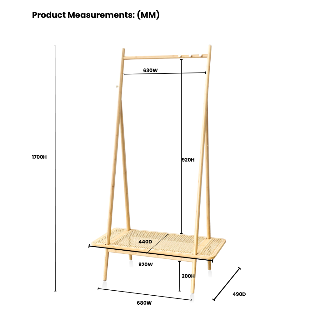 IRONVAN-Izzy-clothes-stand-bamboo-ranttan-size-measurements