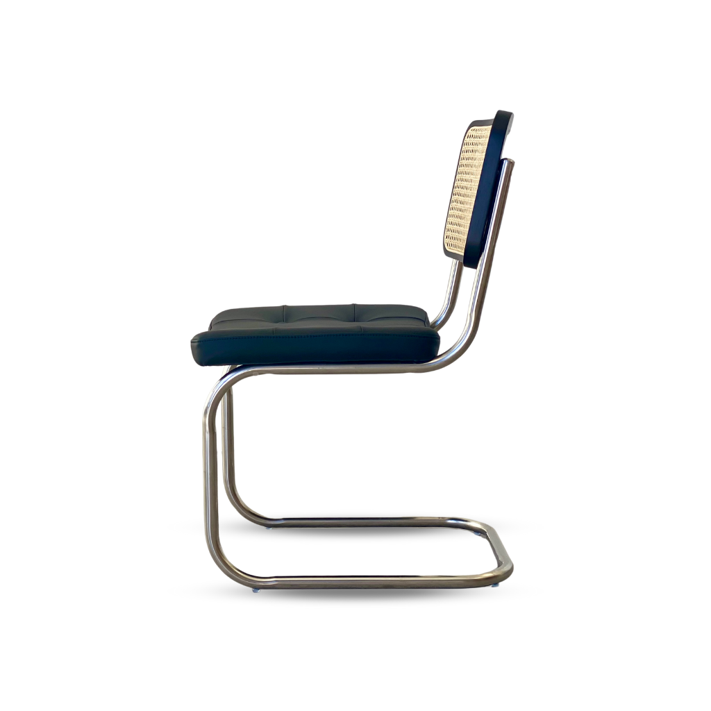 IRONVAN-Cescar-design-chair-woven-cane-ash-wood-back-tubular-side-view