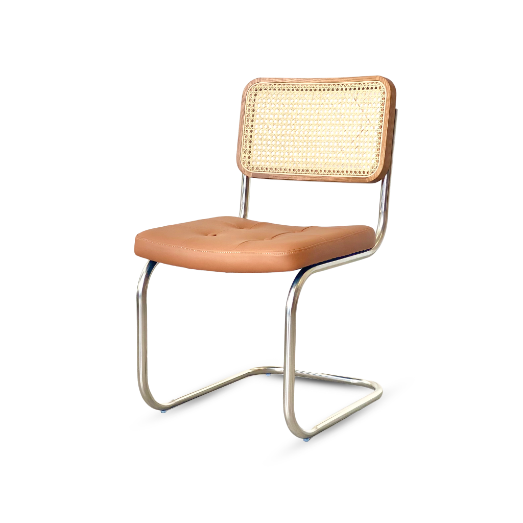 Cescar woven cane back chair, Tan configuration.